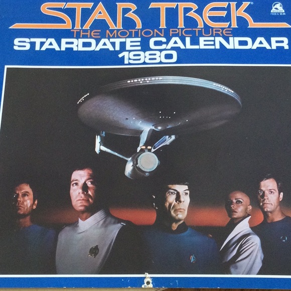 1980 Star Trek stardate calendar. From Star Trek The Motion Picture - Picture 1 of 5